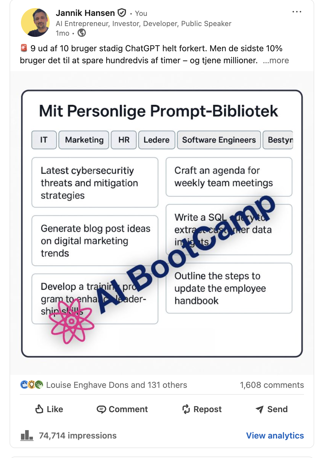 Gratis 300 AI Prompts Guide